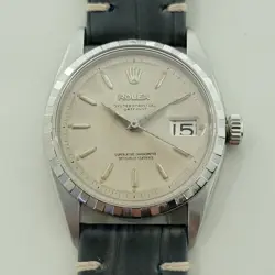 MENS ROLEX OYSTER REF 6605 DATEJUST ROULETTE DATE 36MM AUTOMATIC 1950S RA498