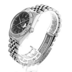 ROLEX DATEJUST 16234 BLACK BAR P 352431