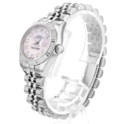 ROLEX DATEJUST 10P DIAMOND 179174NG PINK SHELL 449829