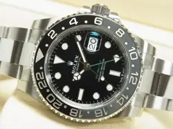ROLEX GMT MASTERII GRAY/ BLACK BEZEL 126710GRNR OYSTER BRACELET '25 PURCHASED ME
