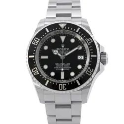 ROLEX SEA-DWELLER DEEPSEA 44MM STAINLESS STEEL INTENSE BLACK DIAL 136660