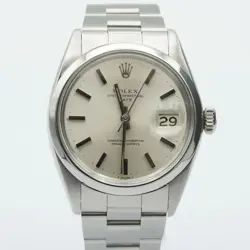 ROLEX DATEJUST 34 MEN'S WATCH 1 11/32IN 1500 STEEL TOP CONDITION WHITE SHEET