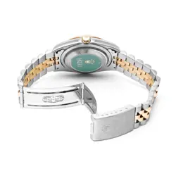 WHITE SHELL/DIAMOND WATCH