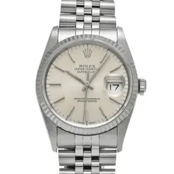 ROLEX  DATEJUST 16234 X NUMBER 1991 MANUFACTURED AROUND SILVER WATCH WRISTWATCH