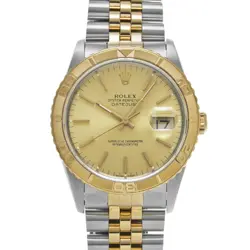ROLEX  DATEJUST THUNDERBIRD 16263 E NUMBER 1991 PRODUCED CHAMPAGNE WATCH WRISTWA