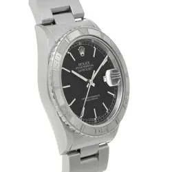 Rolex Datejust Thunderbird 16264 Circa 1996 Black Watch Wristwatch r45_0519