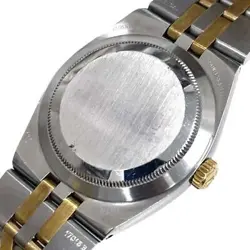 USED ROLEX Oyster Quartz Datejust 17013 Yellow Band: 17cm Men's Watch #10117