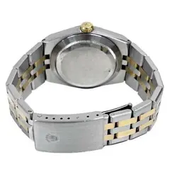 USED ROLEX Oyster Quartz Datejust 17013 Yellow Band: 17cm Men's Watch #10117