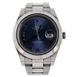 ROLEX OYSTER PERPETUAL DATEJUST II AUTOMATIC WATCH STAINLESS STEEL 41