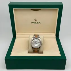 ROLEX DATEJUST 126281RBR 18K ROSE GOLD STEEL DIAMOND MOP DIAL AUTOMATIC WATCH