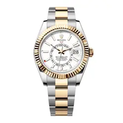 ROLEX SKY-DWELLER 336933 WHITE DIAL MENS WATCH BOX PAPERS