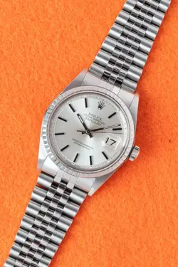 ROLEX DATEJUST 1603 WITH NEW SERVICE PARTS (CASE, BRACELET, DIAL, HANDS)