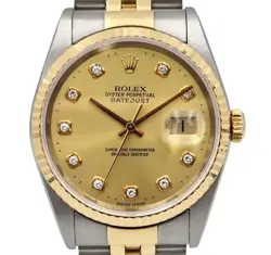 ROLEX DATEJUST DIAMOND COMBINATION WATCH 16233 7611097587 135832858