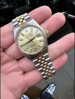 ROLEX DATEJUST 36MM WITH BAGUETTE DIAMONDS