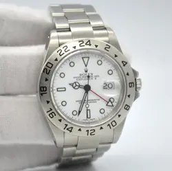 ROLEX EXPLORER II 42MM WHITE DIAL STEEL BRACELET 216570 2021 WITH SERVICE CARD