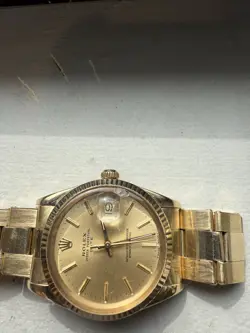 ROLEX DATE 1503 14K YELLOW GOLD 34MM