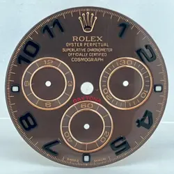 ROLEX DAYTONA CHOCOLATE ROSE GOLD ARABIC DIAL 40MM 116505