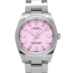 USED ROLEX OYSTER PERPETUAL 36 126000 PINK MEN'S WATCH #511020