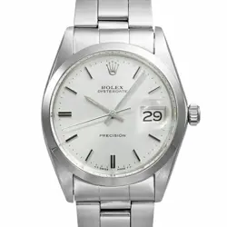 USED ROLEX OYSTER DATE 6694 SILVER CASE SIZE 34MM X 34MM MEN'S WATCH #511420
