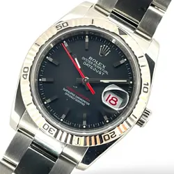 USED ROLEX TURN-O-GRAPH 116264 BLACK CASE SIZE 36MM X 36MM MEN'S WATCH #511620