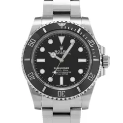 USED ROLEX SUBMARINER 114060 BLACK CASE SIZE 40×40MM MEN'S WATCH #522720