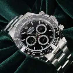 2025 NEW UNWORN ROLEX DAYTONA 40MM BLACK DIAL STAINLESS STEEL FULL SET 126500LN