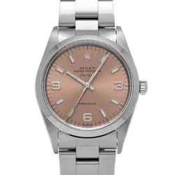 USED ROLEX AIR KING 14000 PINK CASE SIZE 34×34MM MEN'S WATCH #535320