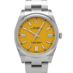 USED ROLEX OYSTER PERPETUAL 41 124300 YELLOW MEN'S WATCH #511920