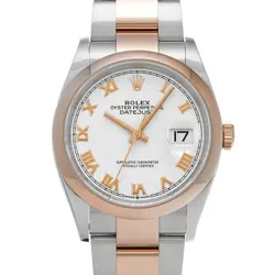 USED ROLEX DATEJUST 36 126201 WHITE CASE SIZE 36×36MM MEN'S WATCH #51120