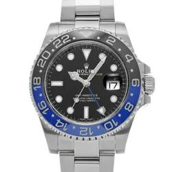 USED ROLEX GMT-MASTER II 116710BLNR BLACK MEN'S WATCH #512020