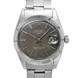 USED ROLEX OYSTER PERPETUAL DATE 1501 BROWN MEN'S WATCH #512020