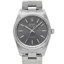 USED ROLEX AIR KING 14000 GRAY CASE SIZE 34×34MM MEN'S WATCH #515320