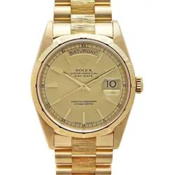 USED ROLEX DAY DATE 18248 GOLD CASE SIZE 36MM MEN'S WATCH #51020