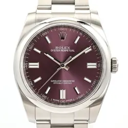 USED ROLEX OYSTER PERPETUAL 116000 GRAY CASE SIZE 36MM MEN'S WATCH #531420