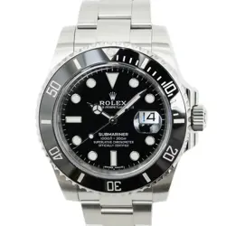 USED ROLEX SUBMARINER DATE 116610LN BLACK MEN'S WATCH #523020