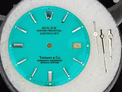 TURQUOISE DIAL HANDS