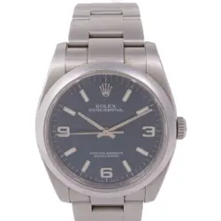 ROLEX OYSTER PERPETUAL 36MM 116000 AUTOMATIC WATCH STAINLESS STEEL NAVY