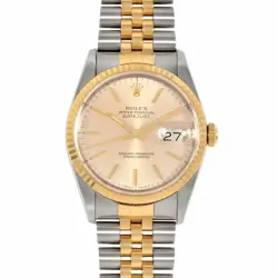 ROLEX 16233 DATEJUST X SS X YG MEN'S #GP047