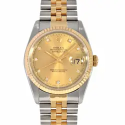 ROLEX 16233G DATEJUST X SERIES DIAMOND INDEX SS X YG MEN'S #GP041