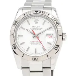 ROLEX MEN'S DATEJUST TURN-O-GRAPH 116264 M K18WG/SS AUTOMATIC #CS156