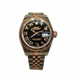 ROLEX DATEJUST LADIES TWO-TONE AUTOMATIC PGSS RANDOM NUMBER 179171 A RANK