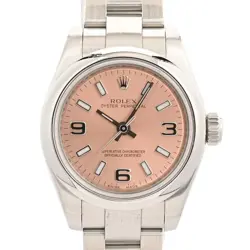 ROLEX OYSTER PERPETUAL LADIES WATCH 176200 PINK 369 M SERIES USED A GRADE