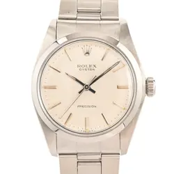 ROLEX PRECISION VINTAGE MEN'S WATCH 6426 SILVER