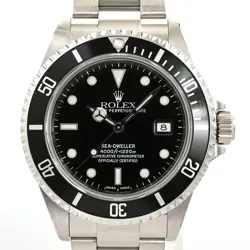 ROLEX SEA-DWELLER WATCH 16600 Y SERIES BLACK MEN'S