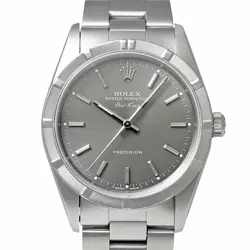 ROLEX AIR KING REF.14010 GRAY MEN'S WATCH USED