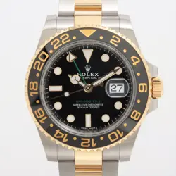 ROLEX GMT MASTER II 116713LN SS×YG SS×YG AT BLACK DIAL
