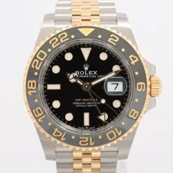 ROLEX GMT MASTER II 126713GRNR SS×YG SS×YG AT BLACK DIAL 2 EXTRA LINKS