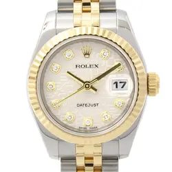 ROLEX DATEJUST COMPUTER SS×750YG 179173G #022