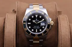 ROLEX SUBMARINER 116613 40MM BLACK CERAMIC 18K YELLOW GOLD STAINLESS STEEL