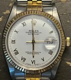 ROLEX OYSTER PERPETUAL DATEJUST, TWO-TONED, 36MM, VINTAGE (1986)